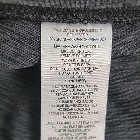 Tommy Hilfiger Gray High-Waisted Athletic Leggings Womens Size L - Picture 8 of 11